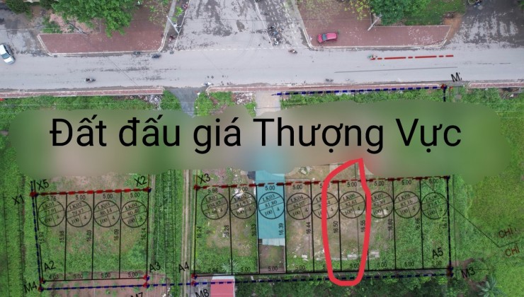 CC bán nhanh đất mới trúng đấu giá 82.61m2, LK6-DG2, tk 3, Thượng Vực, Chương Mỹ, HN, giá chênh nhẹ 1xx tr