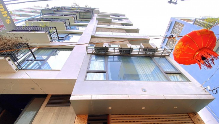 Tòa CHDV 100m2 x 8T, MT 5m. Cách P. Trịnh Công Sơn 10m. Giá 31,5 tỷ.
