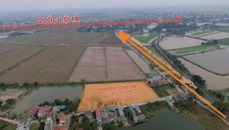 Bán đất Đấu giá Vỉa hè, Thị Trấn Phú Xuyên, cơ hội đầu tư giá hơn 1 tỷ