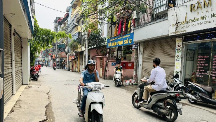 Bán nhà Định Công Thượng nhà mặt phố,oto tránh, mặt tiền rộng, hiếm nhà bán, kinh doanh, dòng tiền tốt 63m 13.5 tỷ