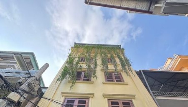 Bán phân lô phố Lĩnh Nam 65m 4 tầng view hồ