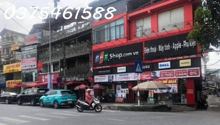 Bán 105m2 đất Kim Chung - mặt đường ô tô tránh, kinh doanh sầm uất, phân lô MT=Hậu: 6.5m quá xịn