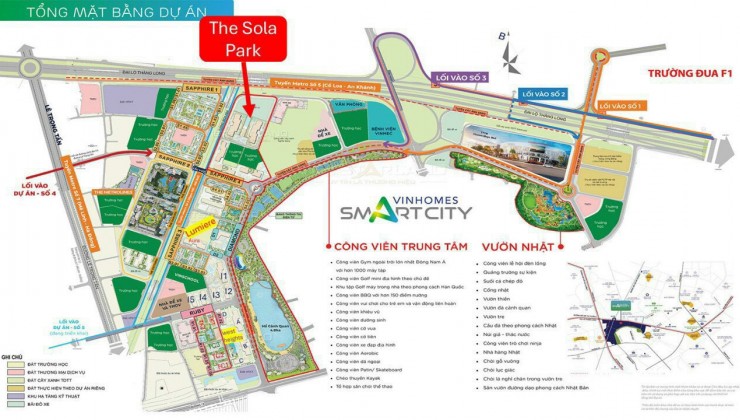 DỰ ÁN THE SOLA PARK,CHIẾT KHẤU 3% CHO 500 KH ĐẦU TIÊN,VỐN TẦM 600TR ,HTLS 80%- 0846859786