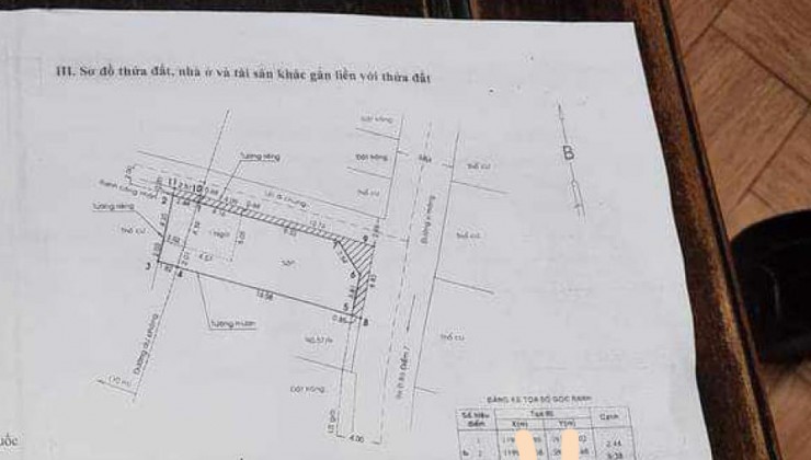 Bán nhà lô góc Nguyễn Thị Huê HM, 136.6m2, ngang 6.83m, Đ. 6m giá chỉ 5.x tỷ