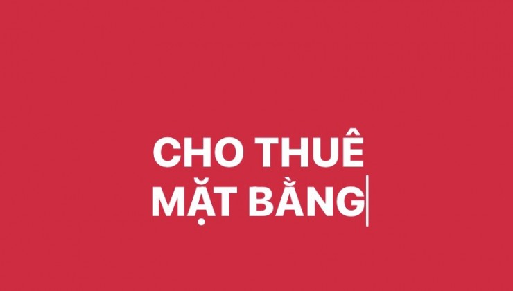 Chính chủ cần cho thuê mặt bằng tại phường Tân Thành, Quận Tân Phú