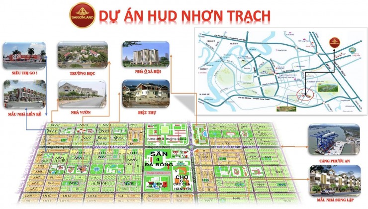 Công ty Saigonland Nhơn Trạch - Mua bán đất dự án Hud Nhơn Trạch Đồng Nai.