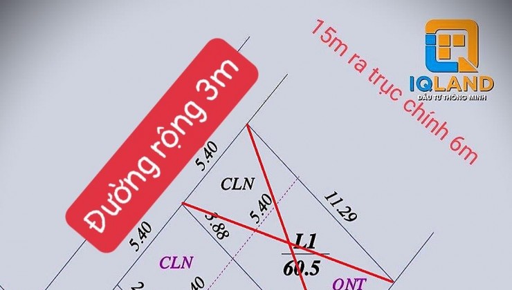 Hơn 600tr bao sang tên 51m Cộng Hoà-Phù Linh-SS ô tô đỗ cửa ngay gần TT Sóc Sơn