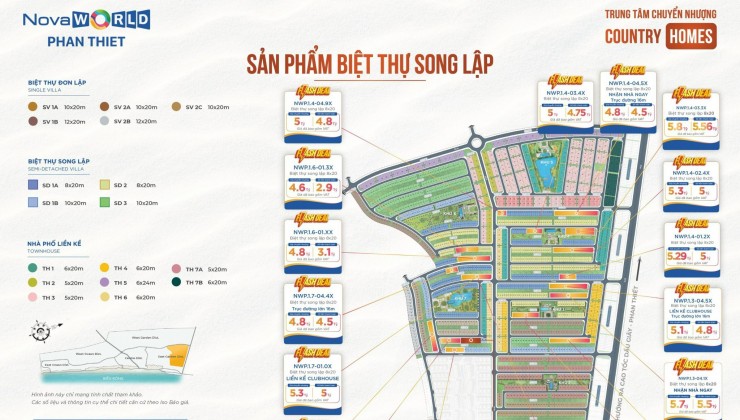 Khách hàng cần bán nhà phố biển, biệt thự biển 5x20, 6x20, 8x20,12x20 giá từ 2,9 tỷ