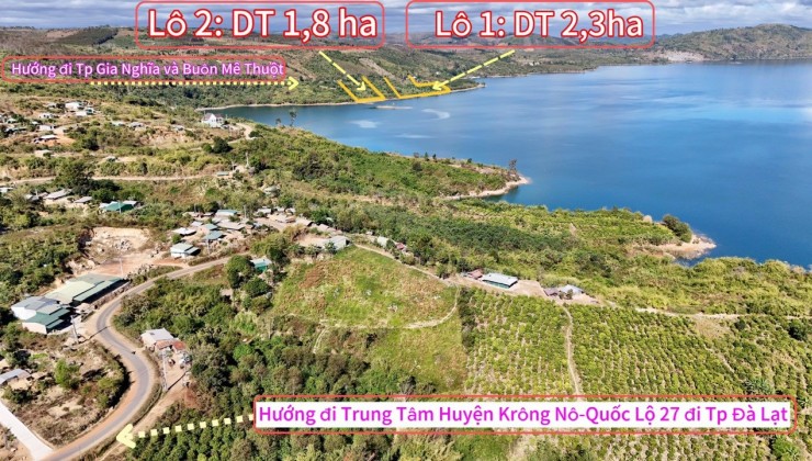 Bán đất mặt tiền đường nhựa liên tỉnh, đất có 82m mặt tiền đường nhựa và có 270m mặt tiền hồ