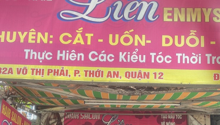 CẦN SANG NHƯỢNG LẠI TIỆM TÓC VÀ NAIL TẠI QUẬN 12, TP. HCM.