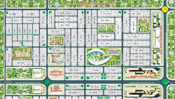 Saigonland - Bán đất nền dự án Ecosun Nhơn Trạch Đồng Nai giá rẻ đầu tư.