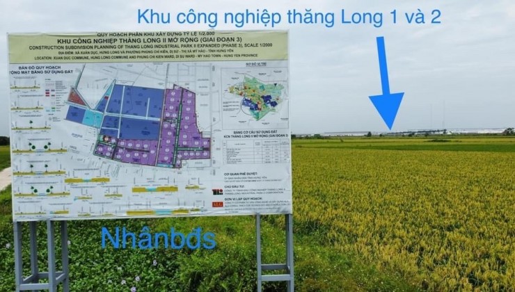 Bán đất Lô đất tại xã Hưng Long, huyện Mỹ Hào,
thành phố Hưng Yên.