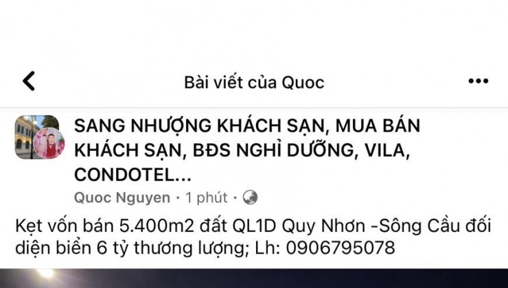 HOT HOT !!  CHÍNH CHỦ - CẦN BÁN LÔ ĐẤT ĐEP TẠI  Xã Xuân Hải Thị xã Sông Cầu Phú Yên