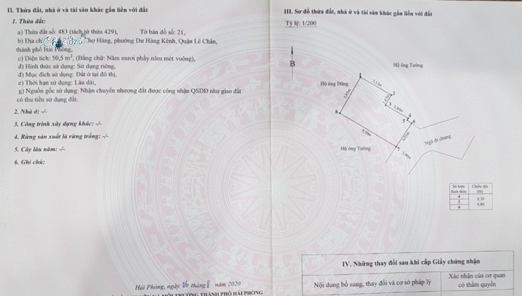 Bán nhà Chợ Hàng, diện tích 51m 4 tầng cực đẹp GIÁ 3.3 tỉ ngõ nông, ô.tô đỗ cửa