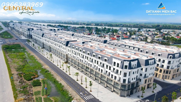 SHOPHOUSE/BIỆT THỰ CENTRAL RIVERSIDE. ĐẠI LỘ NAM SÔNG MÃ TP.THANH HÓA. LH: 0966343969