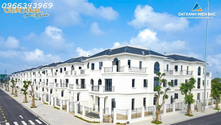 BIỆT THỰ CENTRAL RIVERSIDE, NAM SÔNG MÃ. CK 30% +4%. LÃI 0% ÂN HẠN GỐC 18 THÁNG.. CĐT: 0966343969