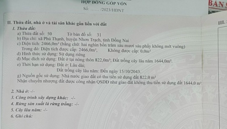 %%CHÍNH CHỦ CẦN BÁN ĐẤT TẶNG NHÀ Ở XÃ PHÚ THẠNH - HUYỆN NHƠN TRẠCH - ĐỒNG NAI