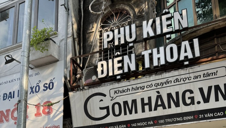 **CHO THUÊ MẶT BẰNG KINH DOANH MẶT TIỀN PHỐ CỔ HÀNG ĐẬU - QUẬN HOÀN KIẾM - HN**