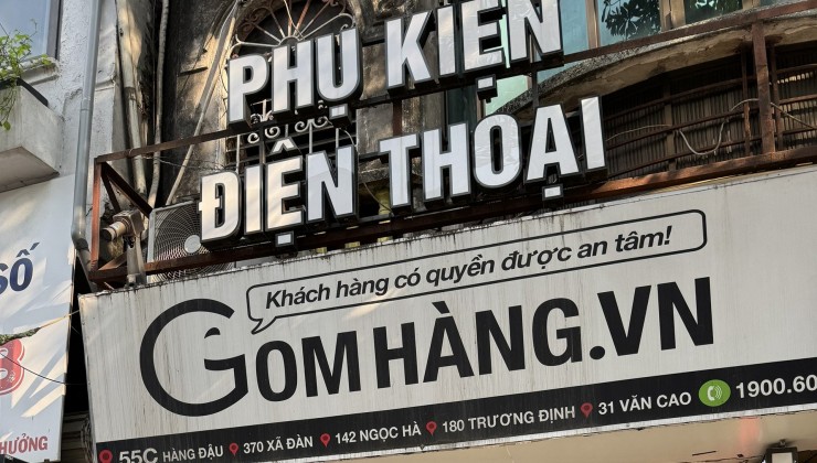 **CHO THUÊ MẶT BẰNG KINH DOANH MẶT TIỀN PHỐ CỔ HÀNG ĐẬU - QUẬN HOÀN KIẾM - HN**