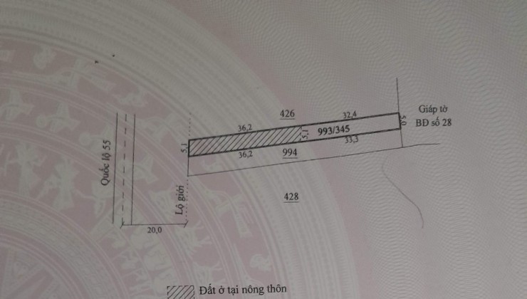 CHÍNH CHỦ CẦN BÁN NHANH  2 LÔ ĐẤT MẶT TIỀN TẠI Xã Lộc Thành, huyện Bảo Lâm, tỉnh Lâm Đồng