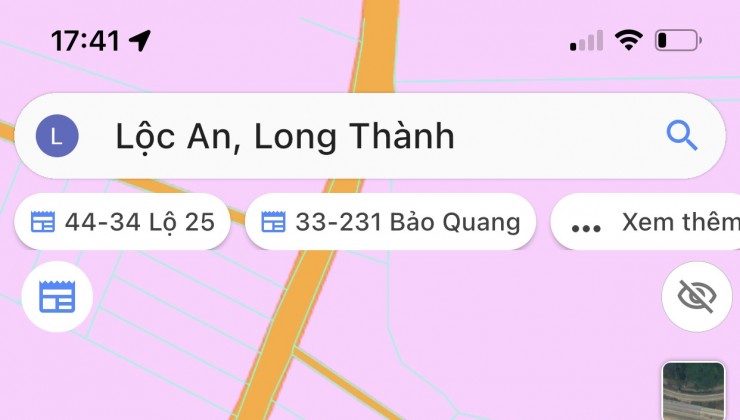 Bán đất mặt tiền sân bay Long Thành tại xã  Lộc An huyện Long Thành,