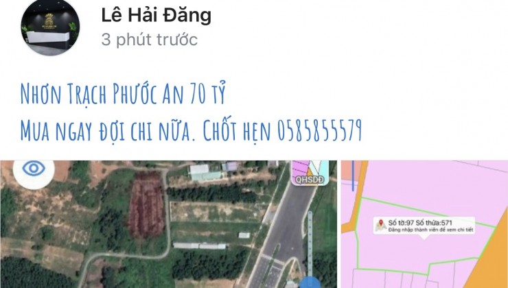 Bán đất Long Phước sân bay Long Thành Đồng Nai