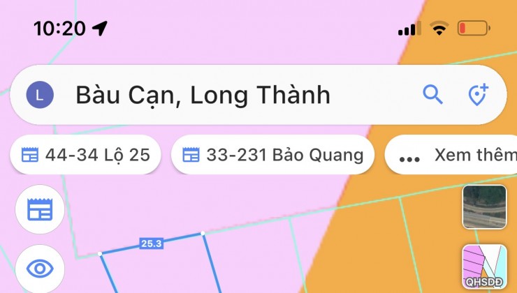 Bán đất Sân bay Long Thành tại Bàu Cạn giá tốt