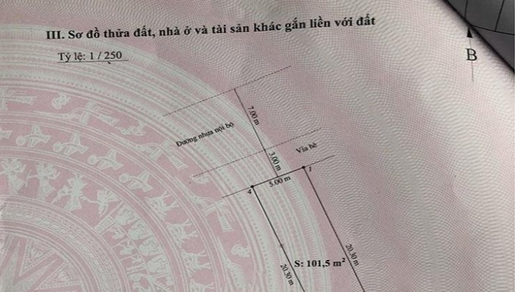 Bán đất tuyến 2 Khu Đô Thị ICC Lạch Tray - Quán Mau, diện tích 102m GIÁ 10 tỉ cực đẹp