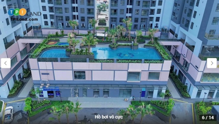 Bán căn hộ 1PN+, HT PEARL Bình Dương, Chính chủ 100%, 61m2, view Đông nam (hồ đá)