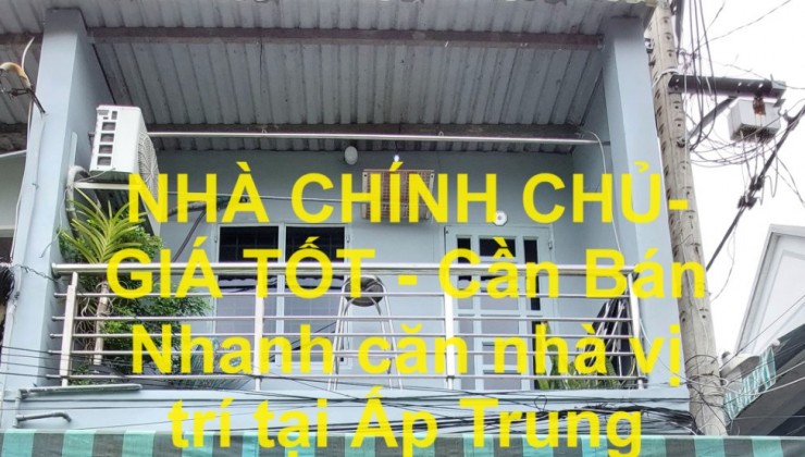 NHÀ CHÍNH CHỦ- GIÁ TỐT - Cần Bán Nhanh căn nhà vị trí tại huyện Hóc Môn, TPHCM