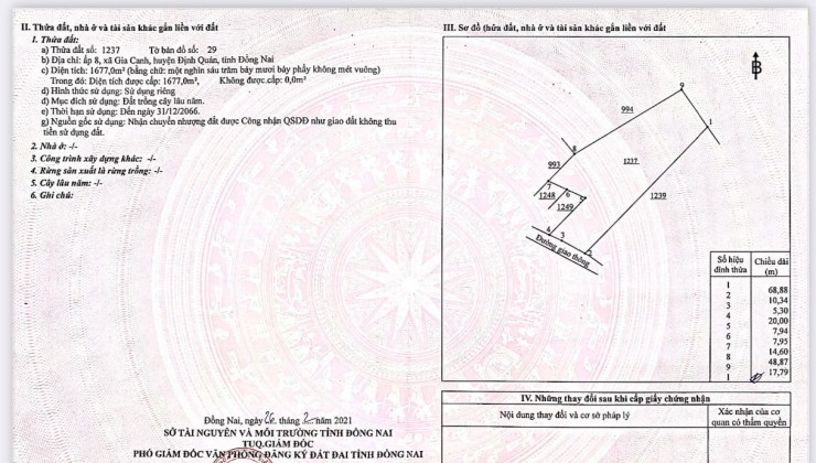 Đất Đẹp - Giá Tốt - Chính Chủ Cần Bán Lô Đất Vị Trí Đẹp Tại Xã Gia Canh, Định Quán, Đồng Nai