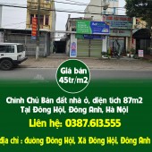 Bán đất nhà ở, diện tích 87m2, chính chủ ở Đông Hội, Đông Anh, Hà Nội