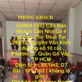 CHÍNH CHỦ Cần Bán Nhanh Căn Nhà Có 4 phòng Cho Thuê Tại Quận Gò Vấp , TP HCM