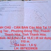 CHÍNH CHỦ - CẦN BÁN Căn Nhà Tại Đông Tác, Đông Thọ, TP Thanh Hóa.