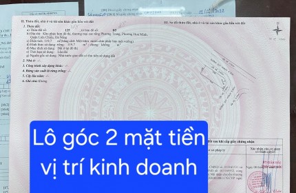 Bán đất góc 2 mt đường Hoà Minh, Vị trí kinh doanh quá đẹp