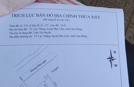 BÁN ĐẤT ĐẸP - Vị Trí Đẹp Tại TT Lộc Thắng, Huyện Bảo Lâm, Lâm Đồng