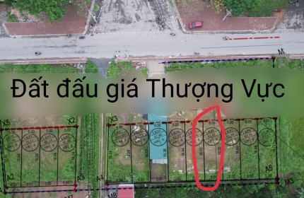 CC bán nhanh đất mới trúng đấu giá 82.61m2, LK6-DG2, tk 3, Thượng Vực, Chương Mỹ, HN, giá chênh nhẹ 1xx tr