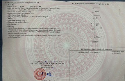 Đất ĐẤU GIÁ ĐẠI YÊN 90M2, MT 5.9m, tk2, nở hậu 6m, giá đầu tư chưa đến 2 tỷ, ô tô vào.
