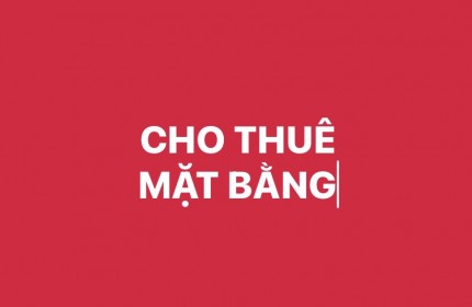 Chính chủ cần cho thuê mặt bằng tại phường Tân Thành, Quận Tân Phú