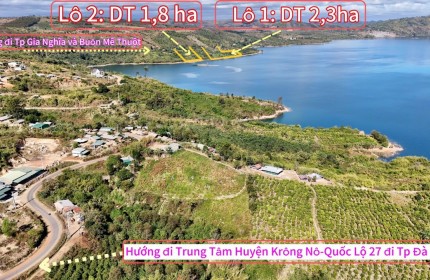 Bán đất mặt tiền đường nhựa liên tỉnh, đất có 82m mặt tiền đường nhựa và có 270m mặt tiền hồ