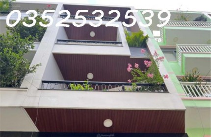 Hoa hậu Nguyễn Văn Đậu, (4.8 x 20m), sẵn 4 tấm full nội thất smarthome, 2 ô tô đỗ cửa