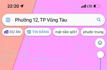 LÔ ĐẤT CHÍNH CHỦ - Mặt Tiền Tại Phường 12, TP Vũng Tàu - Bà Rịa Vũng Tàu