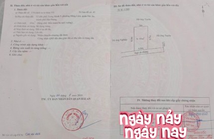 Bán nhà Đông Trung Hành, diện tích 43m 3 tầng ngõ cực nông GIÁ 2.42 tỉ giảm mạnh