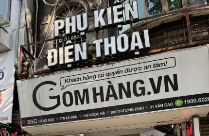 **CHO THUÊ MẶT BẰNG KINH DOANH MẶT TIỀN PHỐ CỔ HÀNG ĐẬU - QUẬN HOÀN KIẾM - HN**