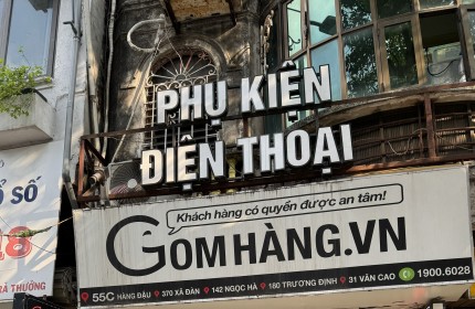 **CHO THUÊ MẶT BẰNG KINH DOANH MẶT TIỀN PHỐ CỔ HÀNG ĐẬU - QUẬN HOÀN KIẾM - HN**