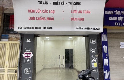 Chính chủ cho thuê tầng 1 mặt bằng kinh doanh, văn phòng, bán hàng online tại số 122 A Quang Trung, Hà Đông, Hà Nội