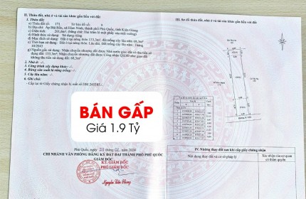 Chính chủ bán gấp lô đất thổ cư, gần biển