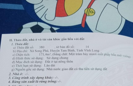 Chính Chủ Bán Căn Nhà Cấp 4 Tại khu đô thị mới song phú, tam bình, Vĩnh Long