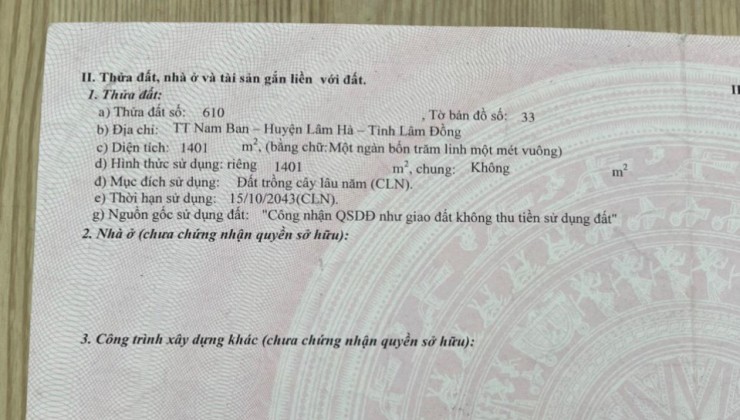 Bán Nhà Đẹp - Vị Trí Đắc Địa Tại Thị trấn Nam Ban, Huyện Lâm Hà, Lâm Đồng