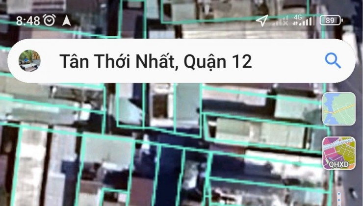 Bán Nhà Hẻm Xe Tải 6M 79M2 Phan Văn Hớn - Chợ Lạc Quan Quận 12 Hơn 5Tỷ5